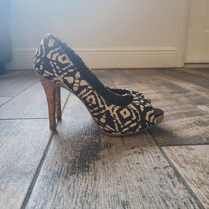 Christian Siriano Black and White Heels